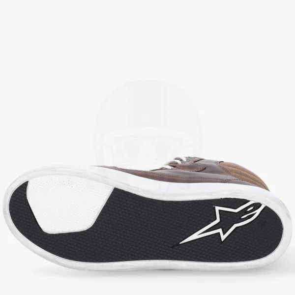 Alpinestars J-6 Waterproof Ladies Shoes Brown 80>DAMES Dames Motorschoenen