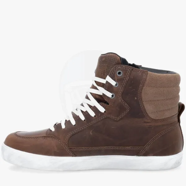 Alpinestars J-6 Waterproof Ladies Shoes Brown 80>DAMES Dames Motorschoenen
