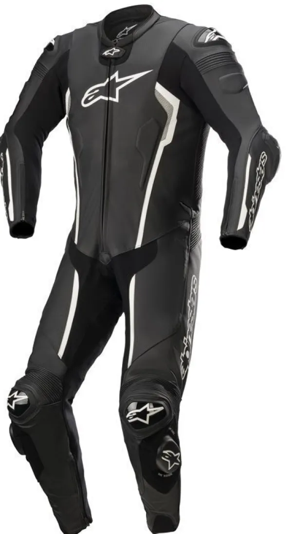 Alpinestars Missile V2 Leather One Piece Black White 12> Motorpakken