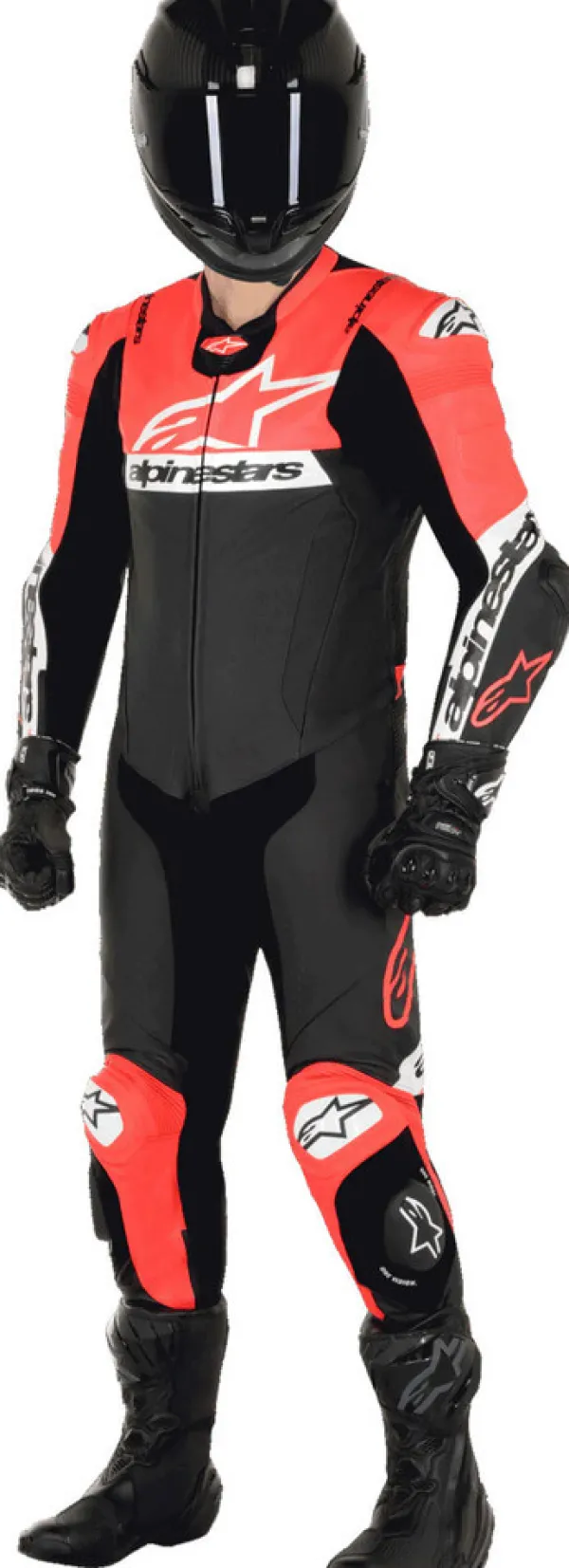 Alpinestars Missile V2 Ward Onepiece Black Red Fluo White 1321> Motorpakken
