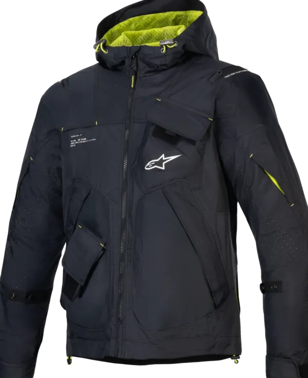 Alpinestars Mogress Air Motorjas Black Lime Punch White 1484> Motorjassen