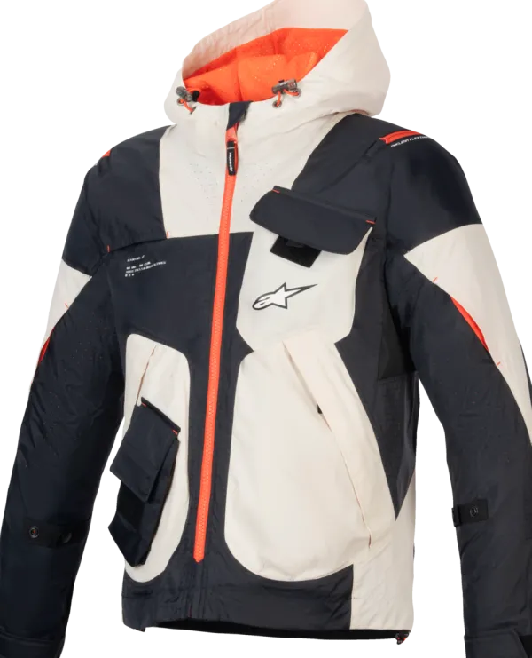 Alpinestars Mogress Air Motorjas Black Almond Hot Orange 1489> Motorjassen