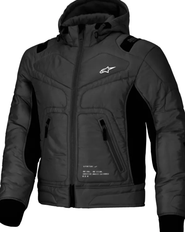 Alpinestars Mohobbs Wp Motorjas Black Orange Fluo 156> Motorjassen