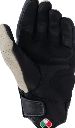 Alpinestars Mustang V3 Leather Gloves Aluminum/Black> Motorhandschoenen