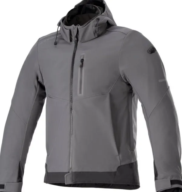 Alpinestars Neo Waterproof Motorhoodie Tar Gray Black 9610> Motorhoodies|Motorjassen