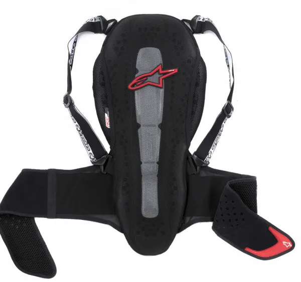 Alpinestars Nucleon KR-2 Black/Red 13> Rugprotectoren