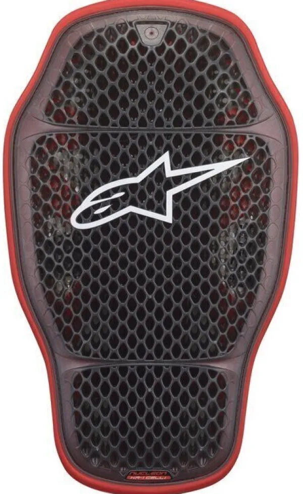 Alpinestars Nucleon KR-1 Celli Transparent Smoke Red 003> Rugprotectoren