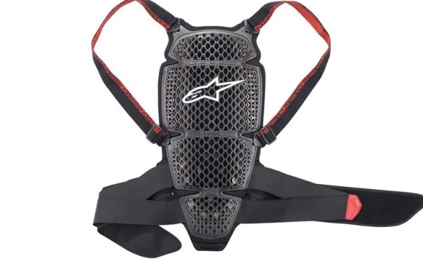 Alpinestars Nucleon KR-Cell Smoke Black Red 013> Rugprotectoren