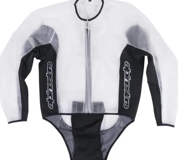 Alpinestars Racing Rain Jacket Clear Black 01> Regenkleding