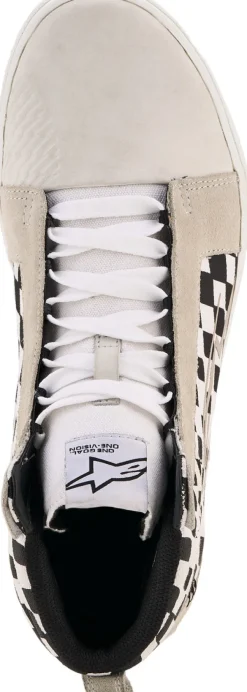 Alpinestars Ride-63 Canvas Sneaker White/Black/Chess>Heren Heren Motorschoenen