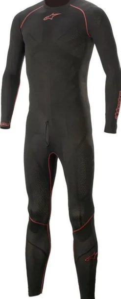 Alpinestars Ride Tech Lite Undersuit One Piese undersuit Black/Red 13> Motorpakken