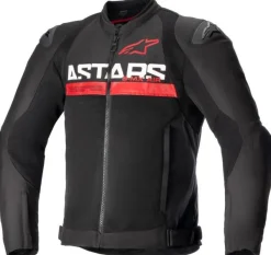 Alpinestars Smx Air Motorjas Black Bright Red 1303> Motorjassen