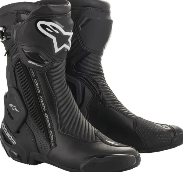 Alpinestars Smx Plus V2 Goretex Boots Black Silver 119>Heren Heren Motorlaarzen|Gore-Tex Motorlaarzen