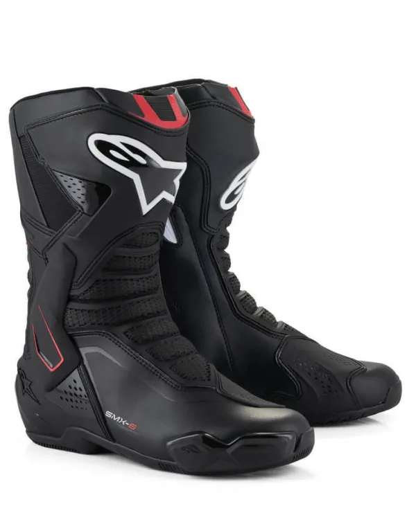 Alpinestars SMX-6 V3 Boots Black/White/Red 123>Heren Heren Motorlaarzen|Race Motorlaarzen
