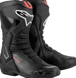 Alpinestars SMX-6 V3 Boots Black/Red Fluo 1030>Heren Heren Motorlaarzen|Race Motorlaarzen