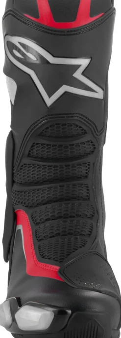 Alpinestars SMX-6 V3 Boots Black/Silver/Red 199>Heren Heren Motorlaarzen|Race Motorlaarzen
