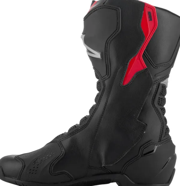 Alpinestars SMX-6 V3 Boots Black/Silver/Red 199>Heren Heren Motorlaarzen|Race Motorlaarzen
