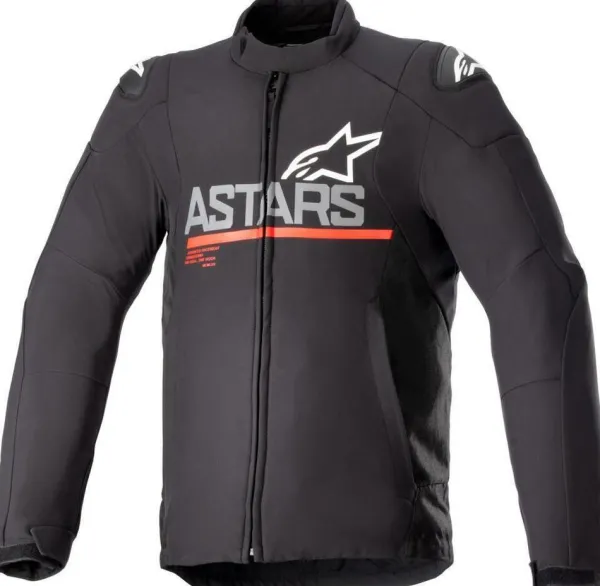 Alpinestars Smx Waterproof Motorjas Black Dark Gray Bright Red 1993> Motorjassen