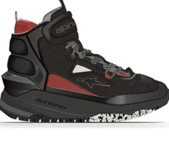 Alpinestars Speedstreet Shoes Black Ecru Bright Red 1496>Heren Heren Motorschoenen