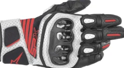 Alpinestars Sp X Air Carbon V2 Gloves Black White Red Fluo 1231> Motorhandschoenen