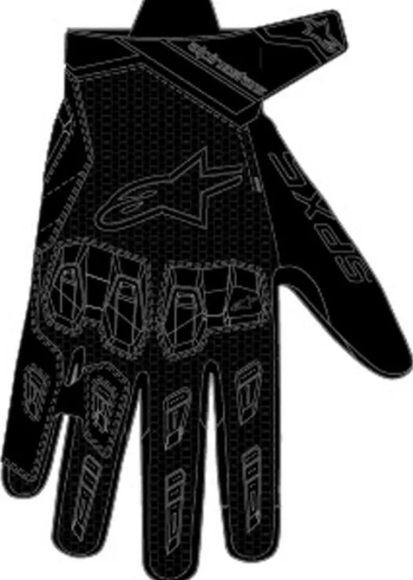 Alpinestars Sp X 5 Air Gloves Black Black 1100> Motorhandschoenen