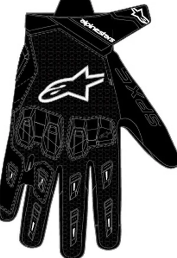 Alpinestars Sp X 5 Air Gloves Black White 12> Motorhandschoenen