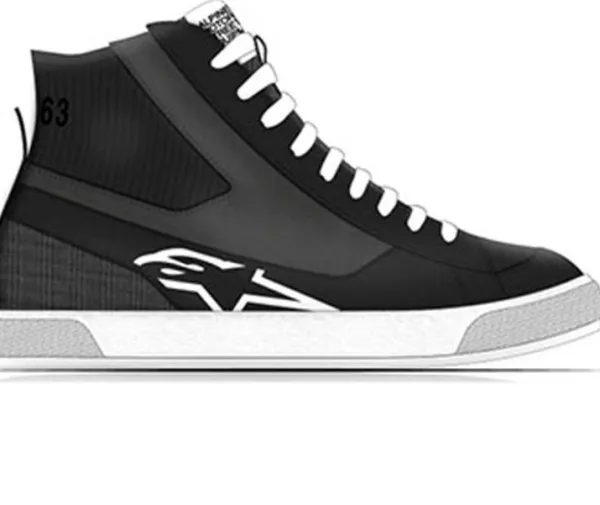 Alpinestars Stated Shoes Black Gray White 1004>Heren Heren Motorschoenen|Casual Motorschoenen