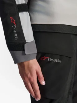 Alpinestars Stella Andes V4 Drystar Motorjas Ice Gray Dark Gray Bk Yllw Fl 9282> Motorjassen