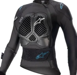 Alpinestars Stella Bionic Action V2 Protection Jacket Black/Cyan 1079> Protectievesten En Onderkleding