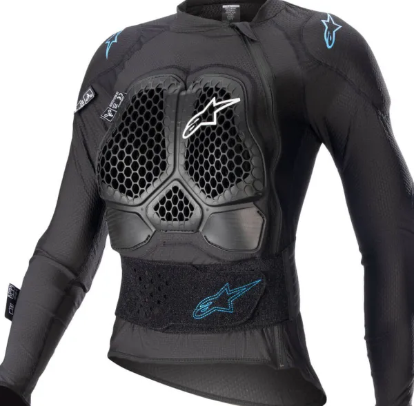 Alpinestars Stella Bionic Action V2 Protection Jacket Black/Cyan 1079> Protectievesten En Onderkleding