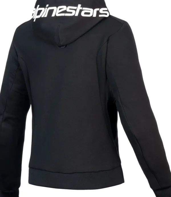Alpinestars Stella Chrome V2 Motorhoodie Black/White 12> Motorhoodies|Motorjassen
