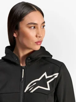 Alpinestars Stella Chrome V2 Motorhoodie Black/White 12><noscript><img width=