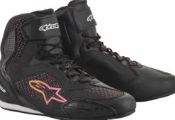 Alpinestars Stella Faster-3 Rideknit Shoes Black Yellow Pink 1439>DAMES Dames Motorschoenen