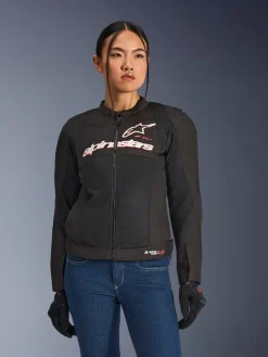 Alpinestars Stella Smx Air Motorjas Black/White/Red Fluo><noscript><img width=