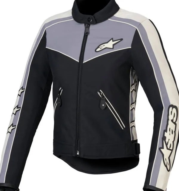 Alpinestars Stella T-Dyno WR Motorjas Black Dark Gray Ecru 1494> Motorjassen