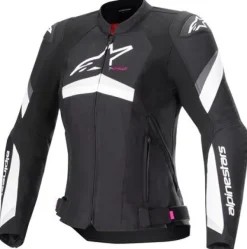Alpinestars Stella T-GP Plus R V4 Motorjas Black White 12> Motorjassen