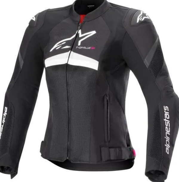 Alpinestars Stella T-Gp Plus R V4 Airflow Motorjas Black White 12> Motorjassen