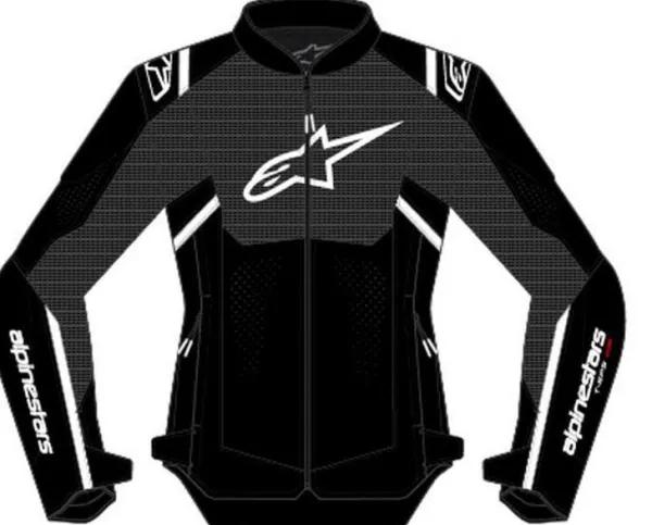 Alpinestars Stella T-Sps Air V2 Motorjas Black White 12> Motorjassen