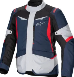Alpinestars ST-1 Waterproof Motorjas Dark Blue/Black/Bright Red 7093> Motorjassen