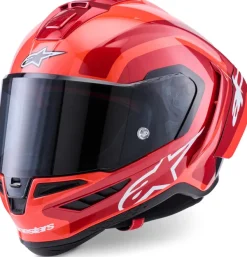 Alpinestars Supertech R10 Arius Black White Double Red Glossy><noscript><img width=