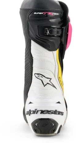 Alpinestars Supertech R Boots Black/Magenta/White/Yellow><noscript><img width=