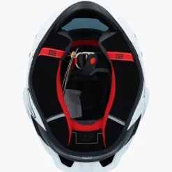 Alpinestars Supertech R10 Solid White Glossy Black Matt> Integraalhelmen