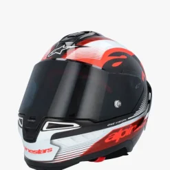 Alpinestars Supertech R10 Team Black Carbon Red White Glossy><noscript><img width=