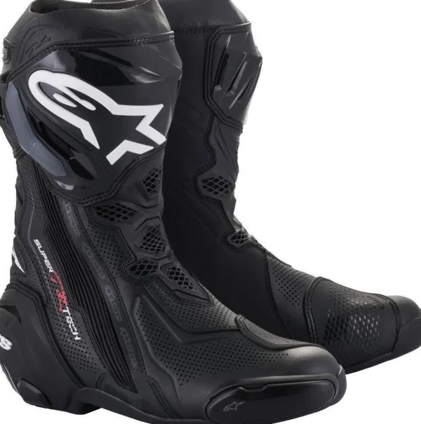Alpinestars Supertech R Vented Boots Black 10>Heren Heren Motorlaarzen|Race Motorlaarzen