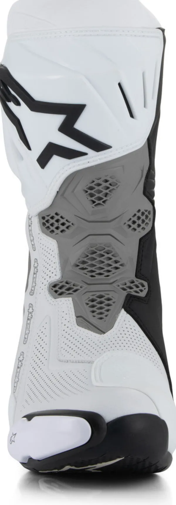 Alpinestars Supertech R Vented Boots White/Mid Gray/Black 2024>Heren Heren Motorlaarzen|Race Motorlaarzen
