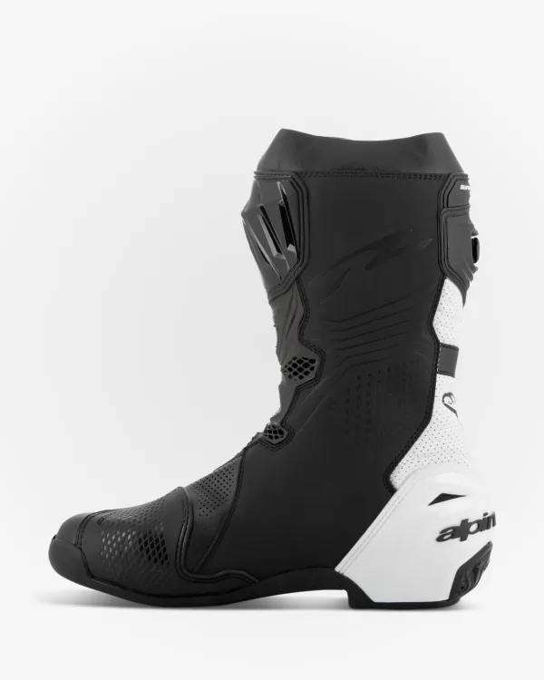 Alpinestars Supertech R Vented Boots Black/White 12>Heren Heren Motorlaarzen|Race Motorlaarzen