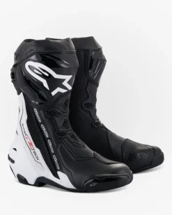 Alpinestars Supertech R Vented Boots Black/White 12><noscript><img width=