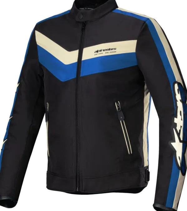 Alpinestars T-Dyno WR Motorjas Black/Blue/Ecru 1495> Motorjassen