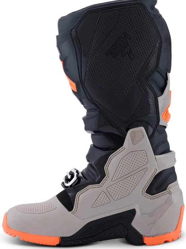 Alpinestars Tech 7 Enduro Black/Warm Gray/Orange Fluo>Heren Heren Motorlaarzen|Adventure Motorlaarzen