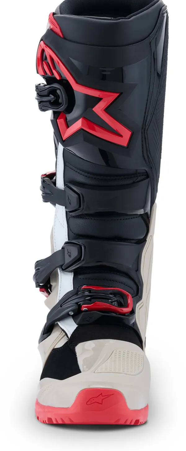 Alpinestars Tech 7 Enduro Black/Light Gray/Bright Red>Heren Heren Motorlaarzen|Adventure Motorlaarzen